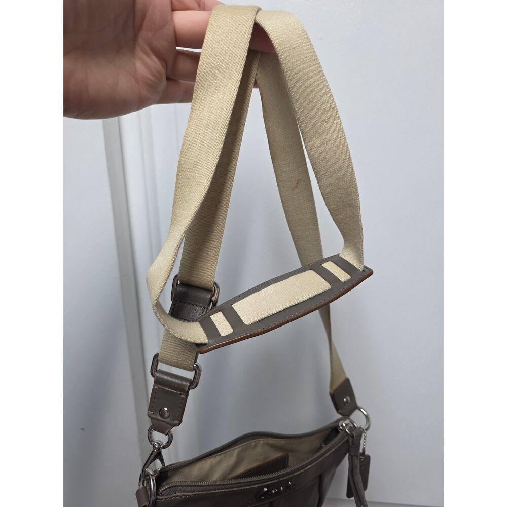 Coach Swing back Brown Leather Crossbody Bag M0826-42585 - Picture 7 of 7